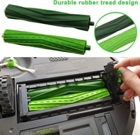 AiLomey 4 darabos hengerkefe készlet iRobot Roomba i7 i3 i4 i6 i8 j7 E5 E6 E7 porszívó robothoz, gumi kefe alkatrész csere 6