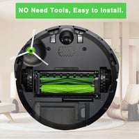 AiLomey 4 darabos hengerkefe készlet iRobot Roomba i7 i3 i4 i6 i8 j7 E5 E6 E7 porszívó robothoz, gumi kefe alkatrész csere 7