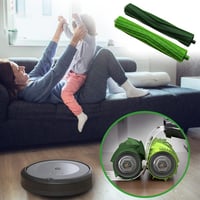 AiLomey 4 darabos hengerkefe készlet iRobot Roomba i7 i3 i4 i6 i8 j7 E5 E6 E7 porszívó robothoz, gumi kefe alkatrész csere 4