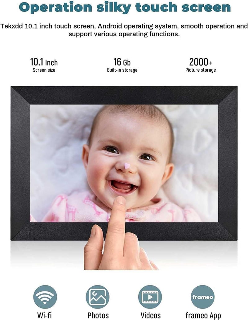 AILRINNI digitális képkeret 25,5 cm