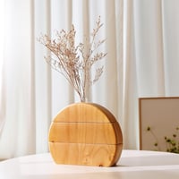 AIM & GGKK Fa Váza Virágokhoz, Pampashoz és Műnövényekhez, Farmhouse Boho Dekoráció Barna 8