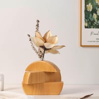 AIM & GGKK Fa Váza Virágokhoz, Pampashoz és Műnövényekhez, Farmhouse Boho Dekoráció Barna 5