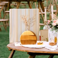 AIM & GGKK Fa Váza Virágokhoz, Pampashoz és Műnövényekhez, Farmhouse Boho Dekoráció Barna 9