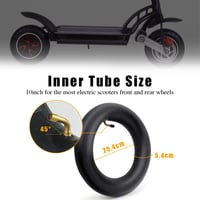 Set 2 camere de aer Ainiv 10 inchi cu valvă la 90° - negru 2