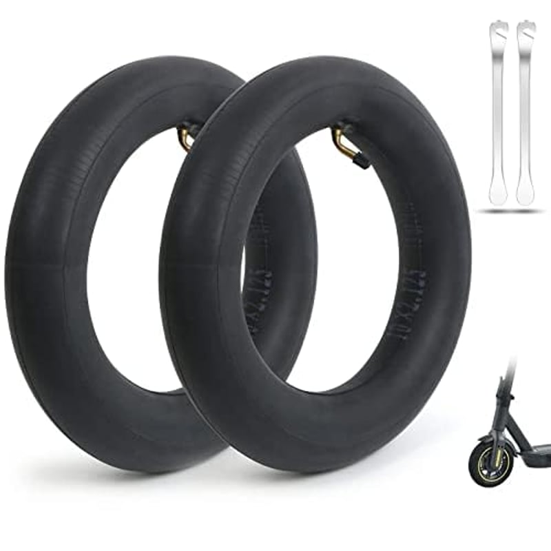 Set 2 camere de aer Ainiv 10 inchi cu valvă la 90° - negru