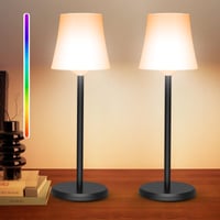 Ainostone punjiva bežična stolna svjetiljka, 2 kom., RGB, s prigušivanjem 2