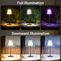 Ainostone Vezeték nélküli asztali lámpa 2db RGB dimmelhető érintésvezérlés 4