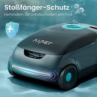 AIPER Scuba E1 Bezdrôtový robotický vysávač do bazéna, na batériu, max. 100 m², prevádzková doba 100-130 minút, systém s 3 motormi, duálny 9