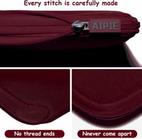 AIPIE 15.6 Colos Laptop Táska Ütésálló Üzleti Notebook Tok Piros 5