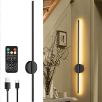 Aipsun Akkumulátoros Fali Lámpa 10000 mAh - 100 cm Vezeték Nélküli LED Világítás Távirányítóval, Tompítható, Időzíthető, Nappali, Hálószoba 1