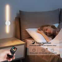 Aipsun Vezeték Nélküli Fali Lámpa 10000 mAh Akkumulátorral, Távirányítóval, 60 cm, Fényerőszabályzós, Időzíthető, Hálószobába, Nappaliba 3