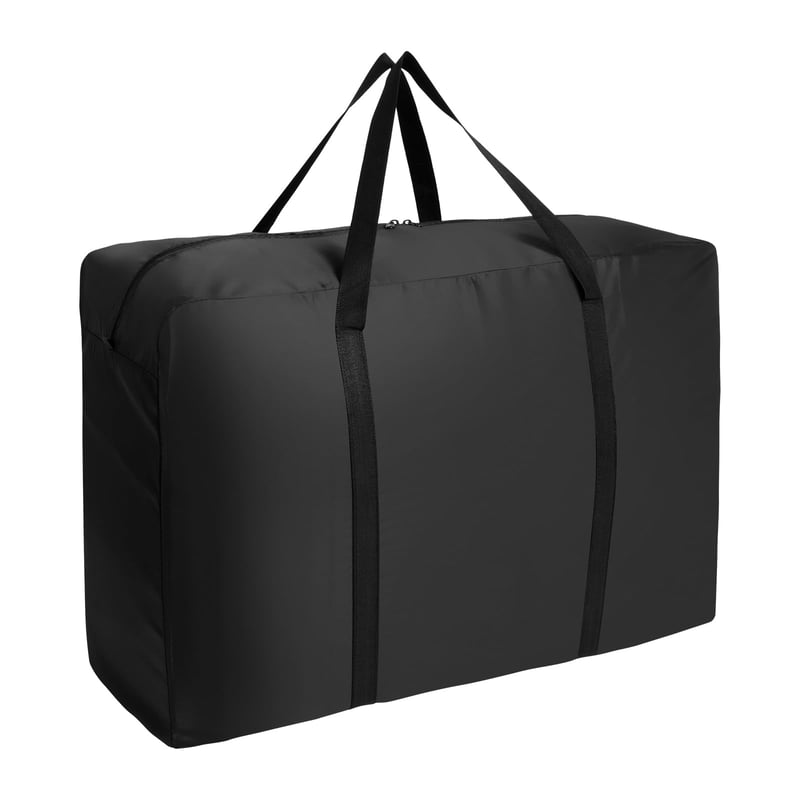 Geantă de depozitare mare AiQInu 150L din material Oxford 420D, cutie de depozitare pliabilă pentru sub pat cu mâner, impermeabilă pentru pilote, pături, perne și saltele