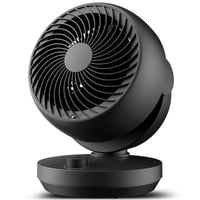 Tichý stolný ventilátor AirEase 22 dB, 3D turbo cirkulátor vzduchu, 3 rýchlosti, sklon 100°/90°, do spálne, kancelárie, obývačky do 21 m², čierny 1