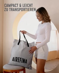 Airefina 2 személyes öntöltő felfújható légágy beépített pumpával, 3 perc alatt, kemping és vendégágy 203 x 152 x 46 cm 7