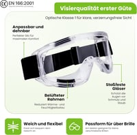 AirGearPro Vision-1000 Védőszemüveg Antibeschlag Munkavédelemhez 2