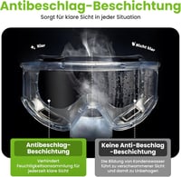 AirGearPro Vision-1000 Védőszemüveg Antibeschlag Munkavédelemhez 3