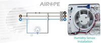 Airope 100 mm Páraérzékelős Ventilátor Visszacsapó Szeleppel, Szúnyoghálóval, 7W, Csendes Fürdőszoba Konyha Wc Szellőztetéshez 4