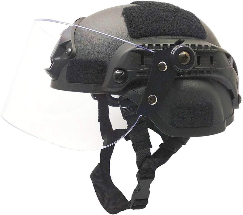 Taktická airsoftová prilba MICH 2000 s držiakom na NVG a ochrannou maskou proti vandalizmu na paintball, CS a outdoorové hry pre dospelých