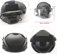 Taktická airsoftová prilba MICH 2000 s držiakom na NVG a ochrannou maskou proti vandalizmu na paintball, CS a outdoorové hry pre dospelých 4