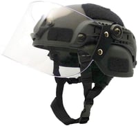Taktická airsoftová prilba MICH 2000 s držiakom na NVG a ochrannou maskou proti vandalizmu na paintball, CS a outdoorové hry pre dospelých 2