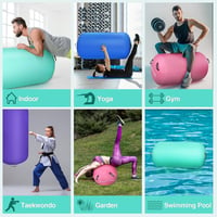 Airtrack Matte 100/120 cm Felfújható Tornaszőnyeg Gimnasztikai Henger 3