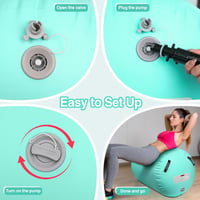 Airtrack Matte 100/120 cm Felfújható Tornaszőnyeg Gimnasztikai Henger 6