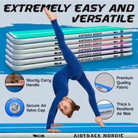 AirTrack Nordic Home Special Edition 4m Coral Tornaszőnyeg Pumpával 4