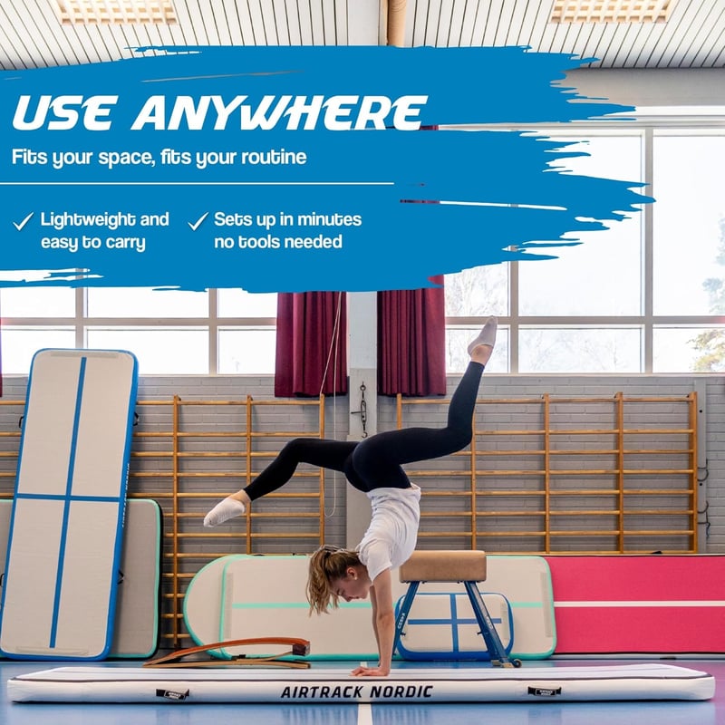 AirTrack Nordic Home Special Edition 4m Coral Tornaszőnyeg Pumpával