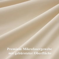 Aisbo Obliečka na vankúš 40x80 cm 2 ks – Khaki obliečka z mikrovlákna so zipsom, Oeko-Tex, mäkká a nežehlivá 5