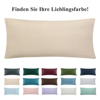 Aisbo Obliečka na vankúš 40x80 cm 2 ks – Khaki obliečka z mikrovlákna so zipsom, Oeko-Tex, mäkká a nežehlivá 7