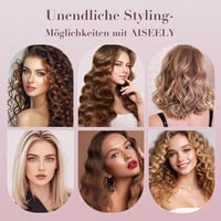 AISEELY 32 mm Hullámosító Hajvasaló - Tripla Hordó Beach Waves Hajgöndörítő, Állítható Hőmérséklet, Hővédelem, Minden Hajtípusra 7