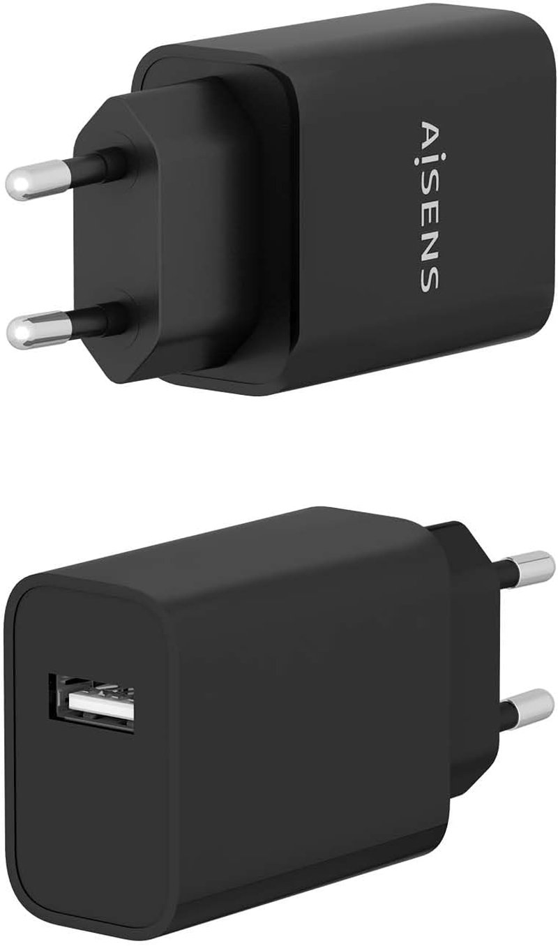 AISENS 10W USB töltő 5V/2A fekete gyors töltés