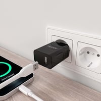 AISENS 10W USB töltő 5V/2A fekete gyors töltés 6