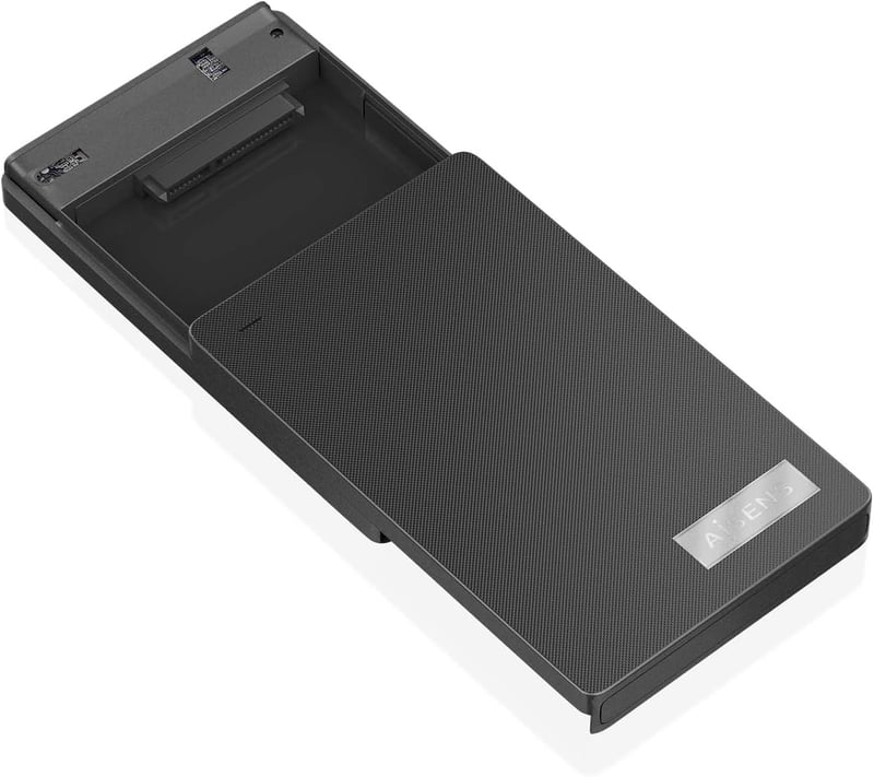 AISENS ASE-2541B Külső Merevlemez USB 3.0 Hordozható Adattárolás