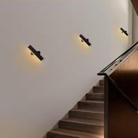 Aiskdan LED fali lámpa 360° forgatható 7W meleg fehér 3500K 31cm 6