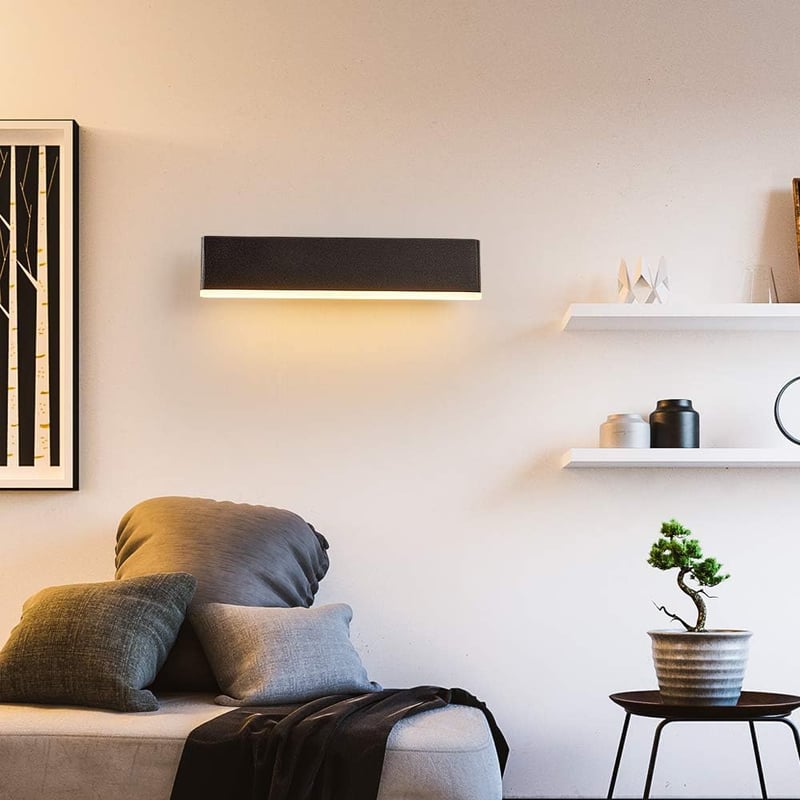 Aiskdan LED fali lámpa 360° forgatható 7W meleg fehér 3500K 31cm