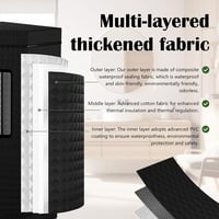 Aisny 1200W Hordozható Szaunakabin Gőzgenerátorral 180cm Időzítő 9 Fokozat 5