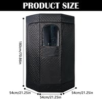 Aisny 1200W Hordozható Szaunakabin Gőzgenerátorral 180cm Időzítő 9 Fokozat 7