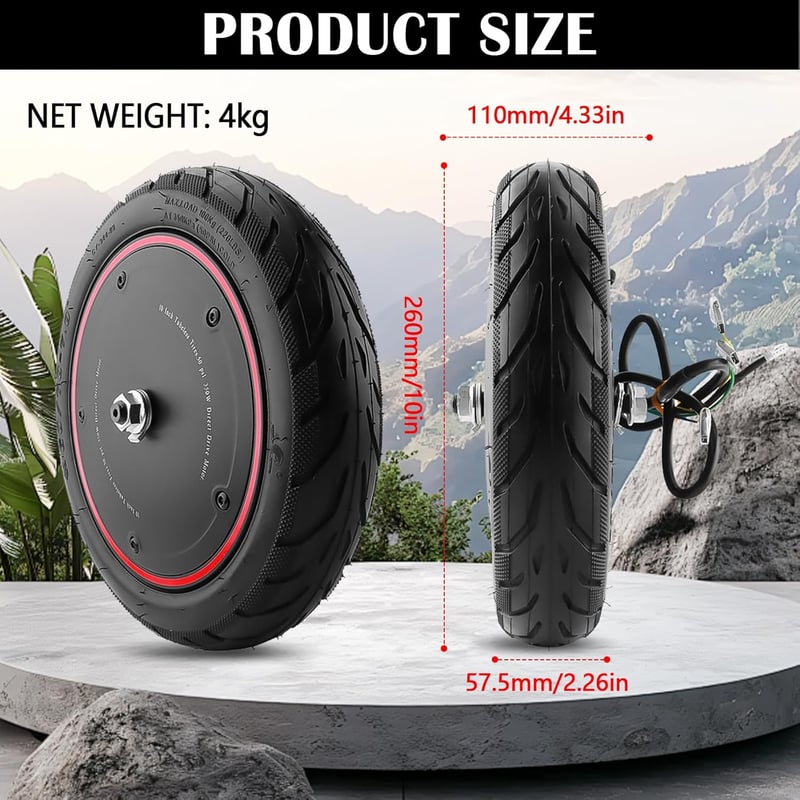 Aisny 36V 350W elektromos roller hub motor Xiaomi MI4 PRO-hoz