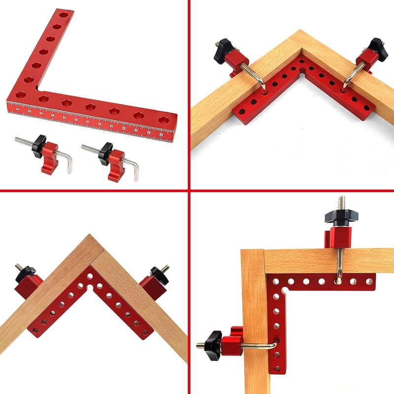 Aisny 4 db 90 fokos szögklemm 14 cm fafaragáshoz és DIY projektekhez