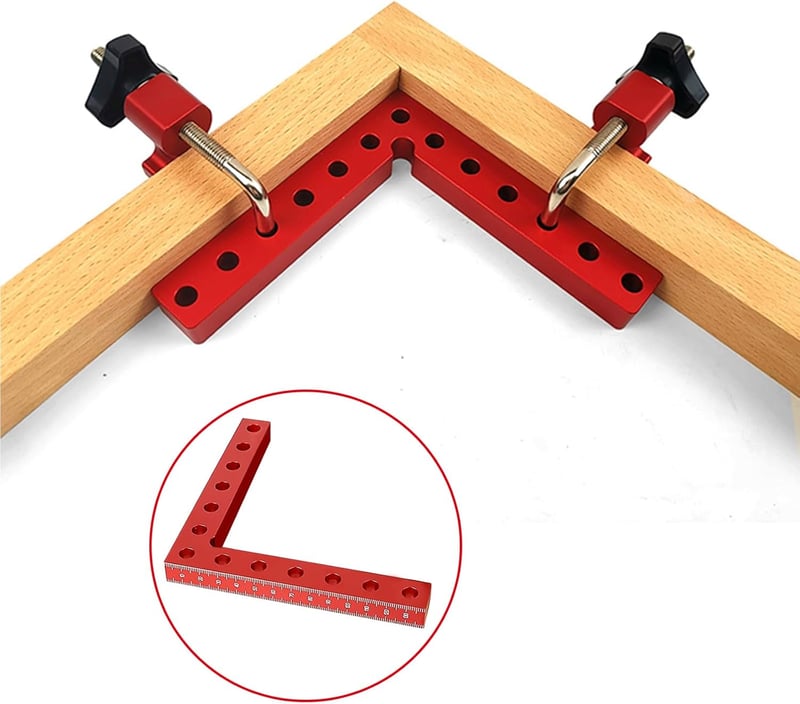 Aisny 4 db 90 fokos szögklemm 14 cm fafaragáshoz és DIY projektekhez
