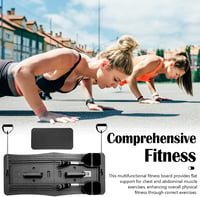 Aisny Összecsukható Pilates Reformer Pad LED Számlálóval - Multifunkciós Edzőpad Automata Visszarúgással és Állítható Fogantyúval, Rózsaszín 9