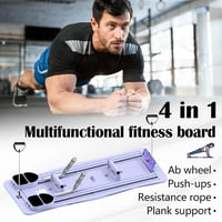 Aisny Összecsukható Pilates Reformer Pad LED Számlálóval - Multifunkciós Edzőpad Automata Visszarúgással és Állítható Fogantyúval, Rózsaszín 2