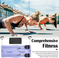 Aisny Összecsukható Pilates Reformer Pad LED Számlálóval - Multifunkciós Edzőpad Automata Visszarúgással és Állítható Fogantyúval, Rózsaszín 9