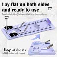 Aisny Összecsukható Pilates Reformer Pad LED Számlálóval - Multifunkciós Edzőpad Automata Visszarúgással és Állítható Fogantyúval, Rózsaszín 6