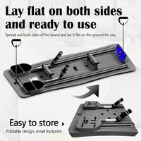 Aisny Összecsukható Pilates Reformer Pad LED Számlálóval - Multifunkciós Edzőpad Automata Visszarúgással és Állítható Fogantyúval, Rózsaszín 6