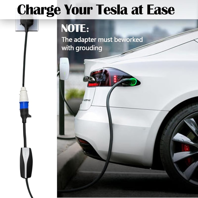 Aisny Tesla adapter 32A CEE 3 pólusú töltőkábel Model S/3/X/Y 220-250V
