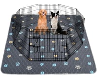 Aitmexcn 2 bucăți Scutece lavabile pentru câini, covorașe super-absorbante pentru căței 121x121 cm 1