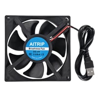 AITRIP Ventilator USB 80mm 5V fără perii 8025 80x25mm DIY PC Carcasă Imprimantă 3D CPU Cooler Radiator 2 buc 2