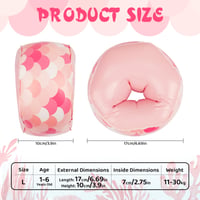 AivaToba plávacie rukávy pre deti, penová pomôcka na plávanie s dvojitým nadľahčením pre deti od 1 do 6 rokov, odporúčaná hmotnosť 11–20 kg, na učenie plávania 2